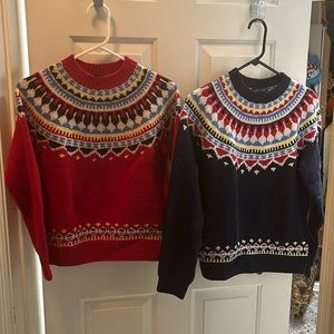 COPY - Lands End kids sweaters and matching dog sweater